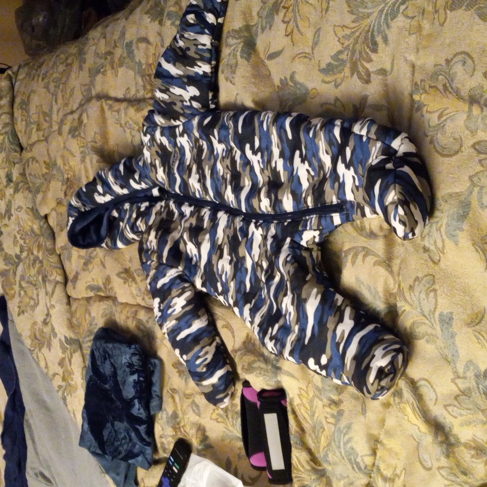 Footed outdoor onesie